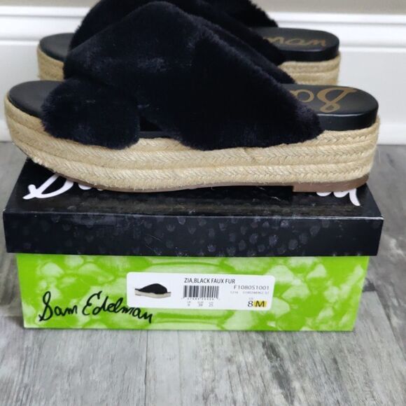 Sam Edelman Zia faux fur slides - Picture 4 of 7